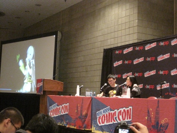 Danny Choo and Yu Asakawa at New York Comic-Con 2012